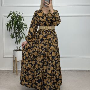 پیراهن سه طبقه ای بارانا